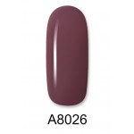 Aloha Ημιμόνιμο Βερνίκι Color Coat A8026 Eggplant Brown, 8ml