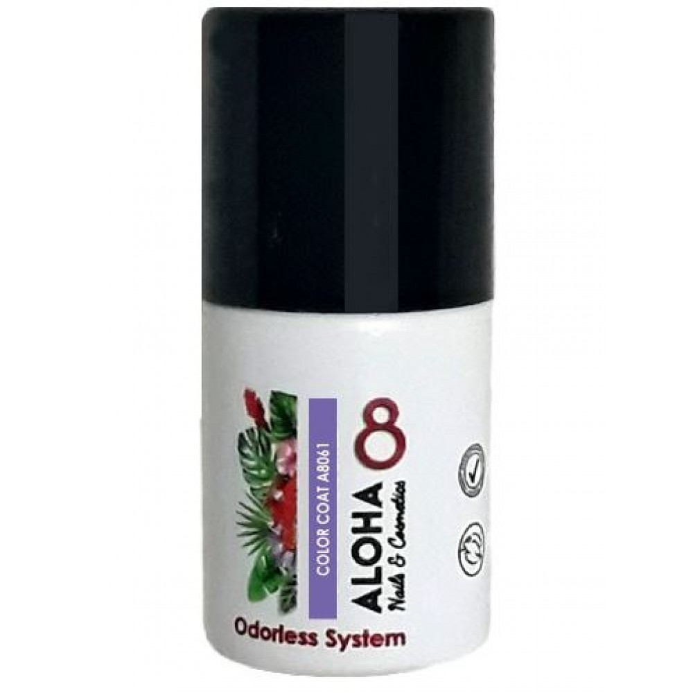 Aloha Ημιμόνιμο Βερνίκι Color Coat A8061 Violet, 8ml