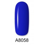 Aloha Ημιμόνιμο Βερνίκι Color Coat A8058 Electric Blue, 8ml