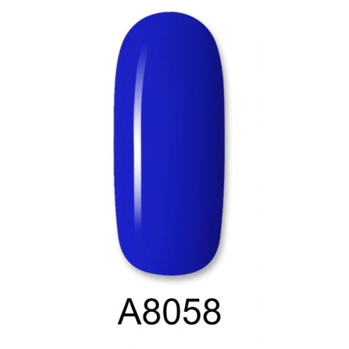 Aloha Ημιμόνιμο Βερνίκι Color Coat A8058 Electric Blue, 8ml
