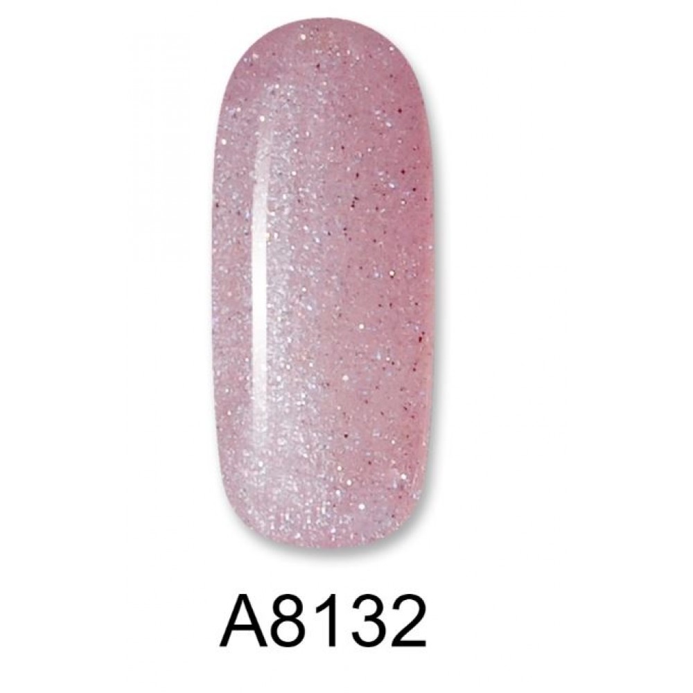 Aloha Ημιμόνιμο Βερνίκι Color Coat A8132 Soft Pink Glitter, 8ml