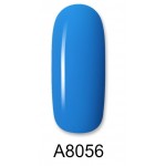 Aloha Ημιμόνιμο Βερνίκι Color Coat A8056 Bright Blue, 8ml
