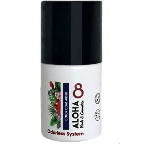 Aloha Ημιμόνιμο Βερνίκι Color Coat A8060 Blue Black, 8ml