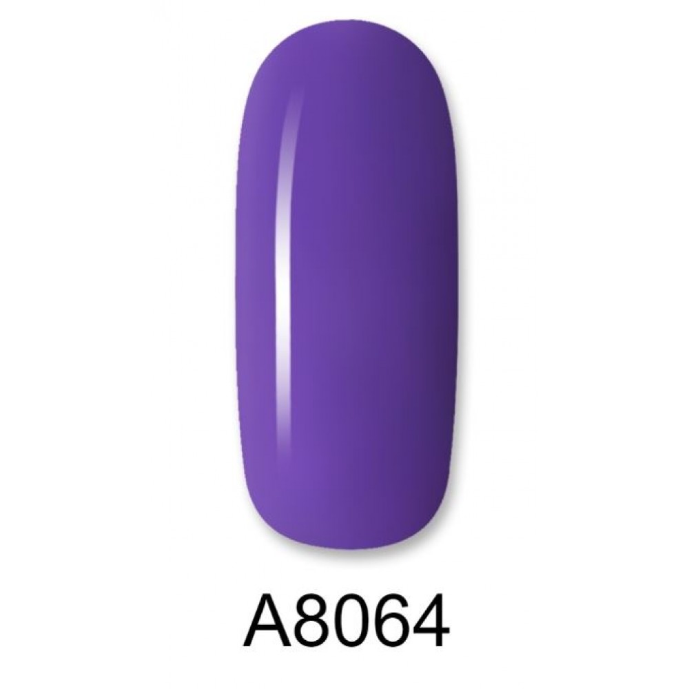 Aloha Ημιμόνιμο Βερνίκι Color Coat A8064 Purple, 8ml