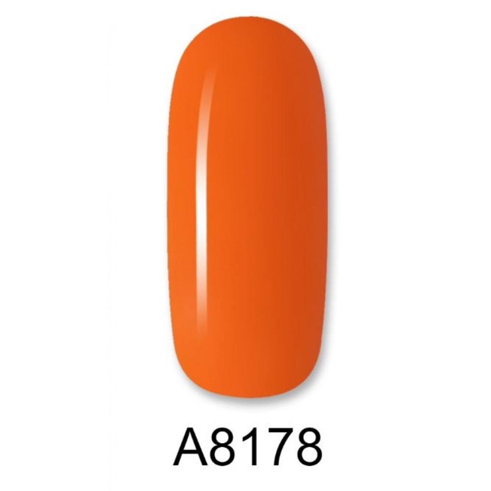 Aloha Ημιμόνιμο Βερνίκι Color Coat A8178 Dark Orange, 8ml