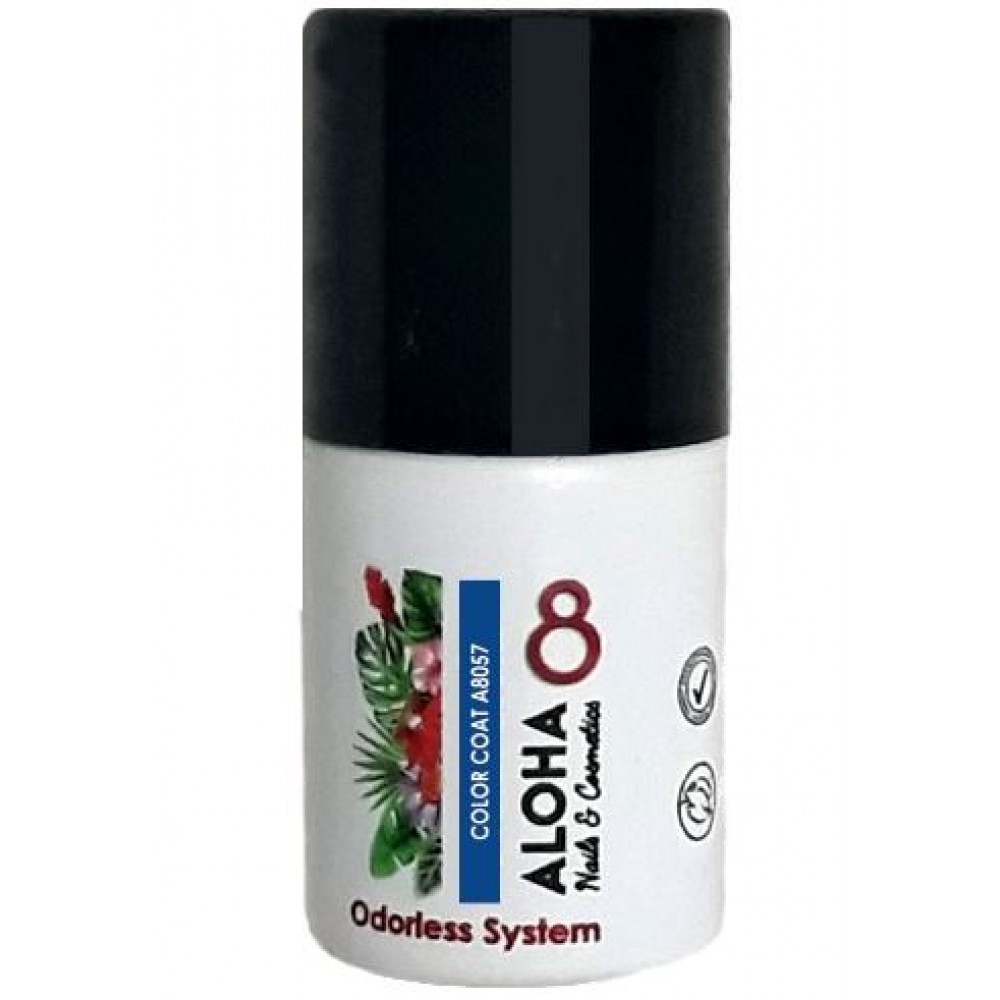 Aloha Ημιμόνιμο Βερνίκι Color Coat A8057 Cobalt Blue, 8ml