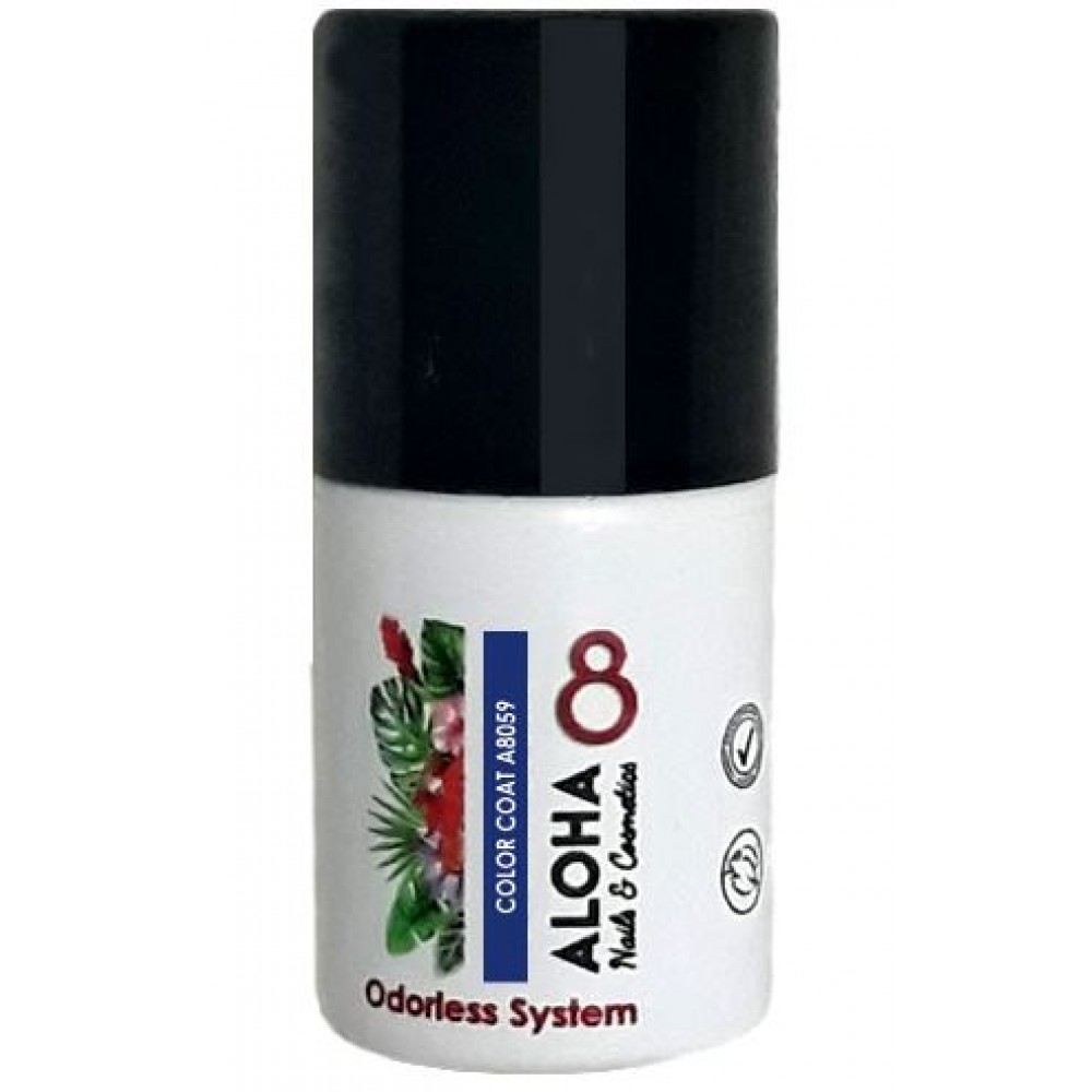 Aloha Ημιμόνιμο Βερνίκι Color Coat A8059 Navy Blue, 8ml
