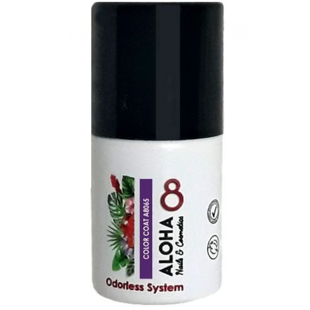 Aloha Ημιμόνιμο Βερνίκι Color Coat A8065 Blackberry, 8ml
