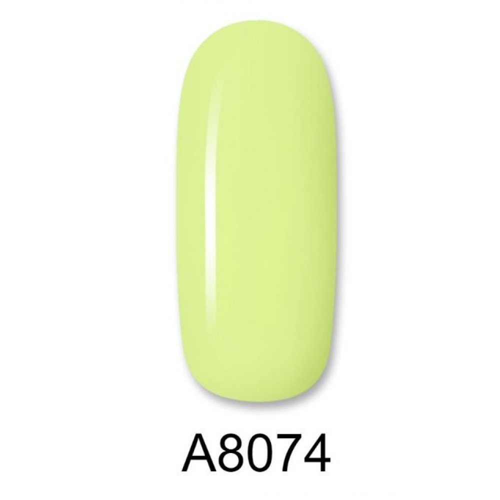 Aloha Ημιμόνιμο Βερνίκι Color Coat A8074 Neon Lime Yellow, 8ml