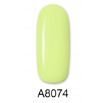 Aloha Ημιμόνιμο Βερνίκι Color Coat A8074 Neon Lime Yellow, 8ml