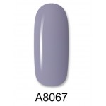 Aloha Ημιμόνιμο Βερνίκι Color Coat A8067 Light Mauve-Gray, 8ml