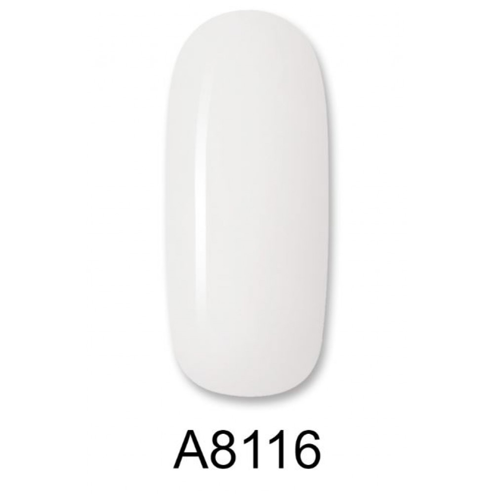 Aloha Ημιμόνιμο Βερνίκι Color Coat A8116 Intense Milky White, 8ml