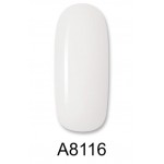Aloha Ημιμόνιμο Βερνίκι Color Coat A8116 Intense Milky White, 8ml