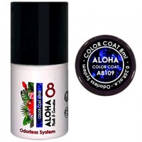 Aloha Ημιμόνιμο Βερνίκι Color Coat A8109 Blue Glitter With Electric Blue Payettes, 8ml