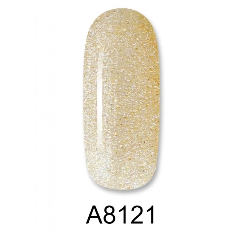 Aloha Ημιμόνιμο Βερνίκι Color Coat A8121 Champagne Glitter, 8ml