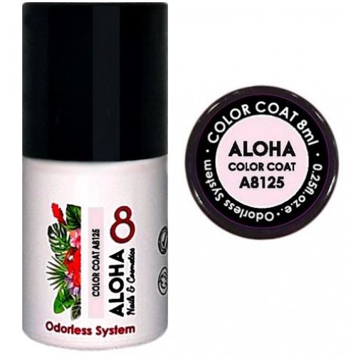 Aloha Ημιμόνιμο Βερνίκι Color Coat A8125 Very Soft Candy Pink, 8ml