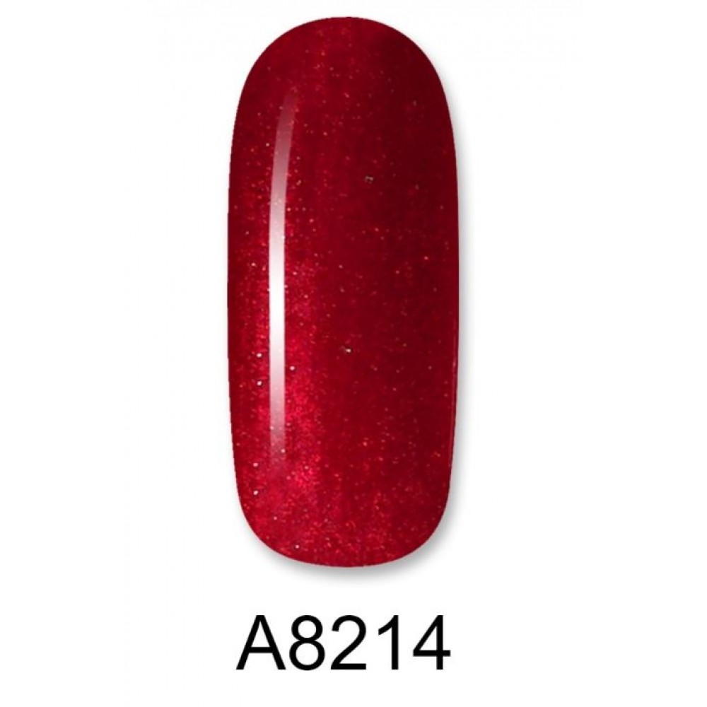 Aloha Ημιμόνιμο Βερνίκι Color Coat A8214 Dark Ruby Red Metallic With Shimmer ,8ml