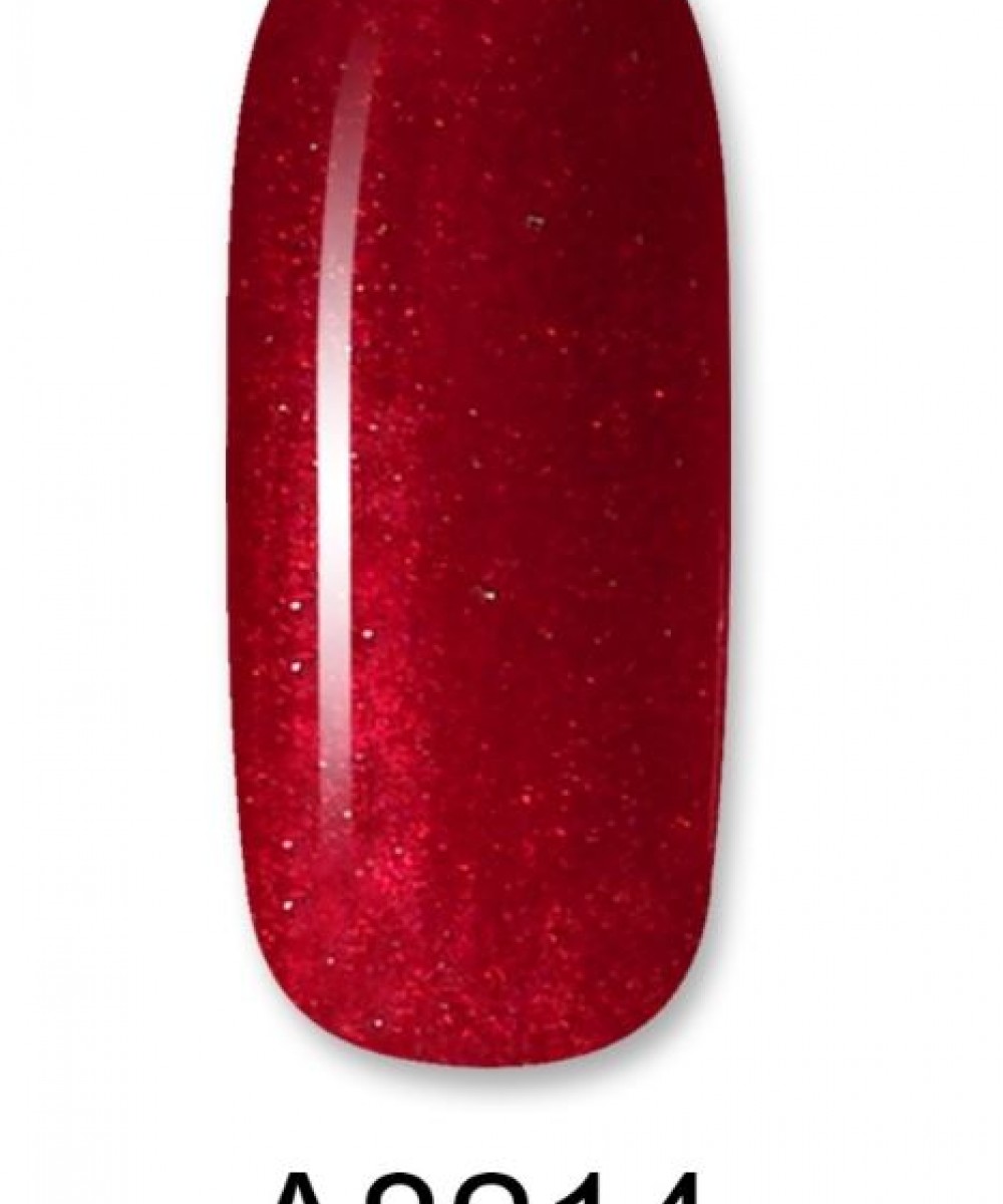 Aloha Ημιμόνιμο Βερνίκι Color Coat A8214 Dark Ruby Red Metallic With Shimmer ,8ml