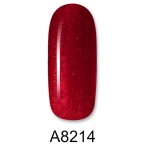 Aloha Ημιμόνιμο Βερνίκι Color Coat A8214 Dark Ruby Red Metallic With Shimmer ,8ml