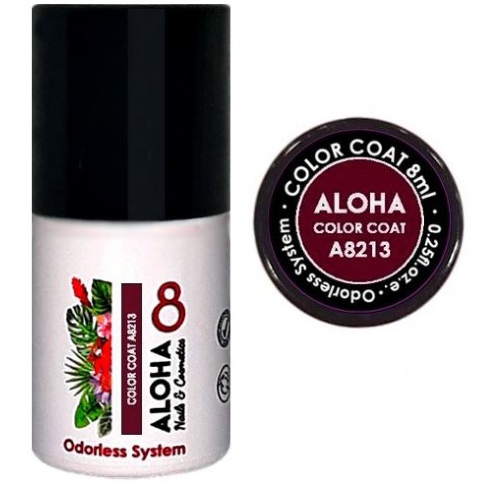 Aloha Ημιμόνιμο Βερνίκι Color Coat A8213 Mauve Spiced Apple, 8ml