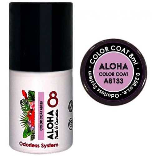 Aloha Ημιμόνιμο Βερνίκι Color Coat A8133 Taffy Pink, 8ml