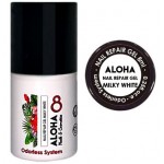 Aloha Ημιμόνιμο Βερνίκι Nail Repair Gel Rubber Base With Proteins, Milky White, 8ml