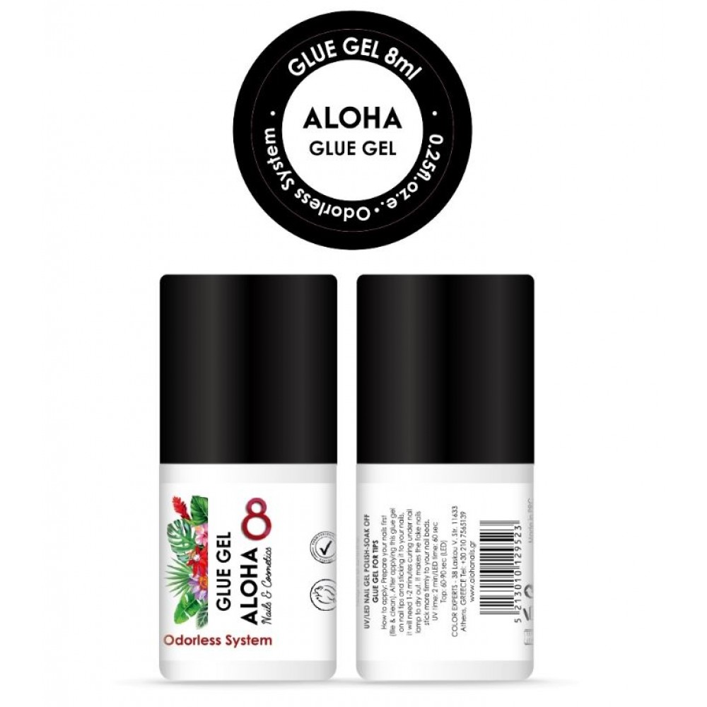 Aloha Ημιμόνιμο Βερνίκι Glue Gel for Tips, 8ml