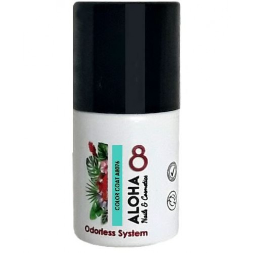 Aloha Ημιμόνιμο Βερνίκι Color Coat A8076 Turquoise, 8ml