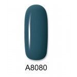 Aloha Ημιμόνιμο Βερνίκι Color Coat A8080 Petrol Green, 8ml