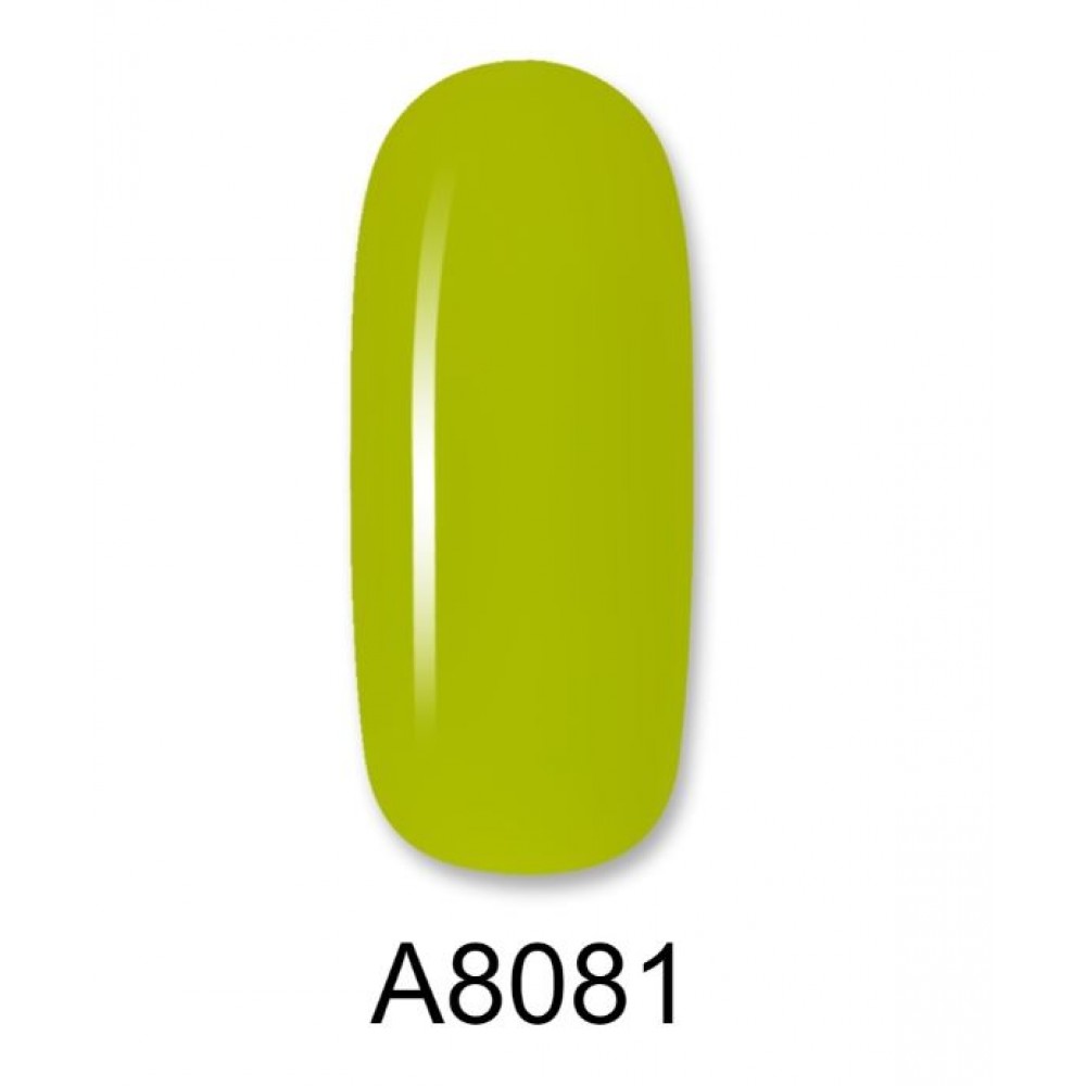 Aloha Ημιμόνιμο Βερνίκι Color Coat A8081 Neon Lime, 8ml