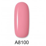 Aloha Ημιμόνιμο Βερνίκι Color Coat A8100 Pastel Pink Nude, 8ml