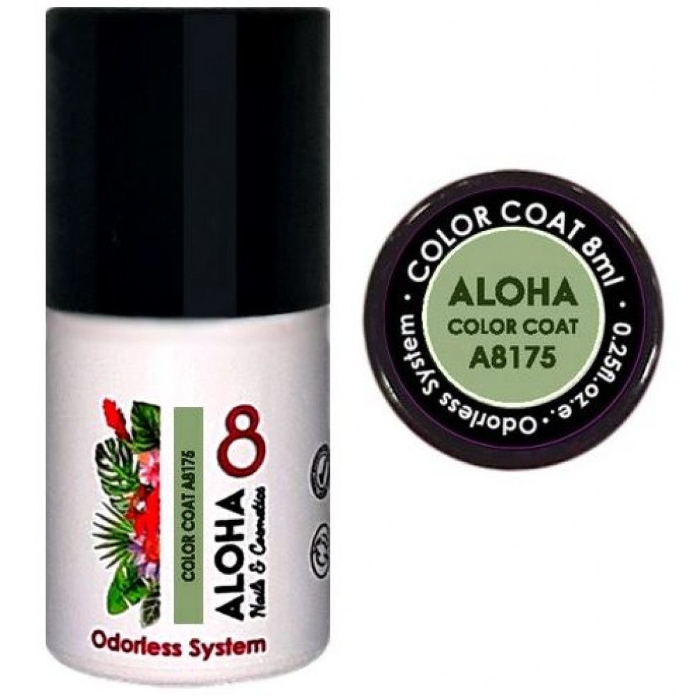 Aloha Ημιμόνιμο Βερνίκι Color Coat A8175 Army Green, 8ml