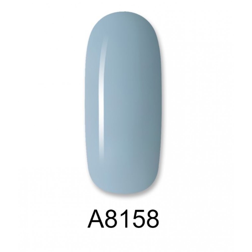 Aloha Ημιμόνιμο Βερνίκι Color Coat A8158 Cyan Gray, 8ml