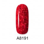 Aloha Ημιμόνιμο Βερνίκι Color Coat A8191 Red With Red Glitter And Payettes, 8ml Aloha Ημιμόνιμο Βερνίκι Color Coat A8191 Red With Red Glitter And Payettes, 8ml