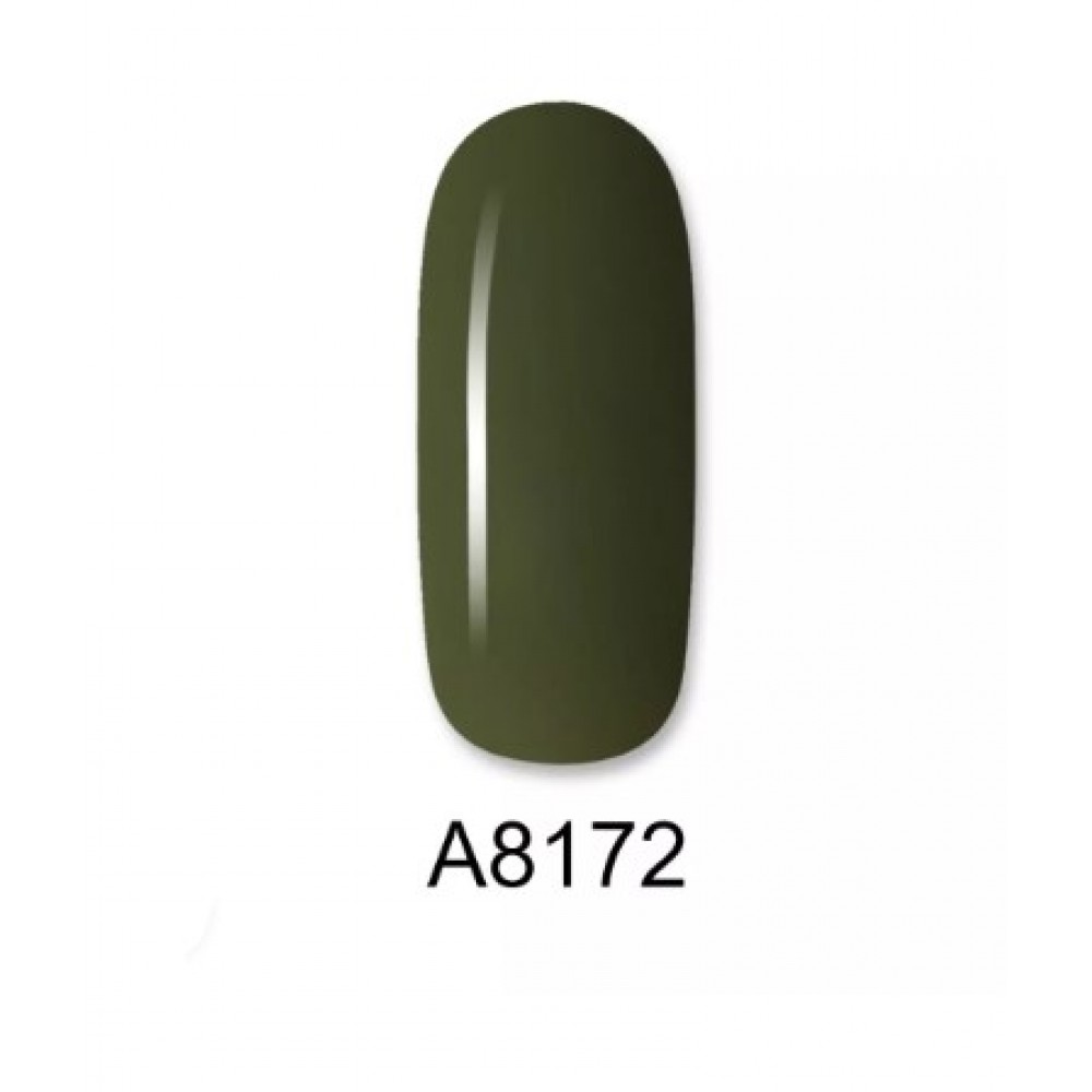 Aloha Ημιμόνιμο Βερνίκι Color Coat A8172 Dark Olive Gray, 8ml