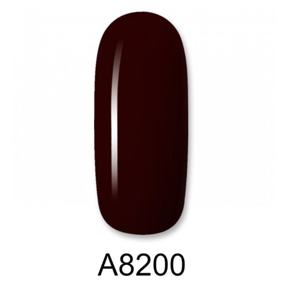 Aloha Ημιμόνιμο Βερνίκι Color Coat A8200 Dark Redish Brown, 8ml