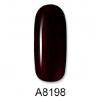 Aloha Ημιμόνιμο Βερνίκι Color Coat A8198 Dark Aubergine Metallic with Chameleon Shimmer, 8ml