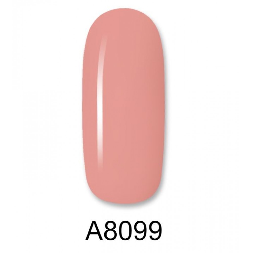 Aloha Ημιμόνιμο Βερνίκι Color Coat A8099 Salmon Pink, 8ml