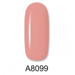 Aloha Ημιμόνιμο Βερνίκι Color Coat A8099 Salmon Pink, 8ml