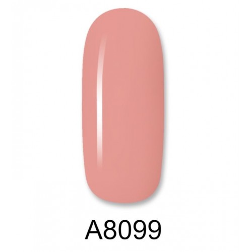 Aloha Ημιμόνιμο Βερνίκι Color Coat A8099 Salmon Pink, 8ml