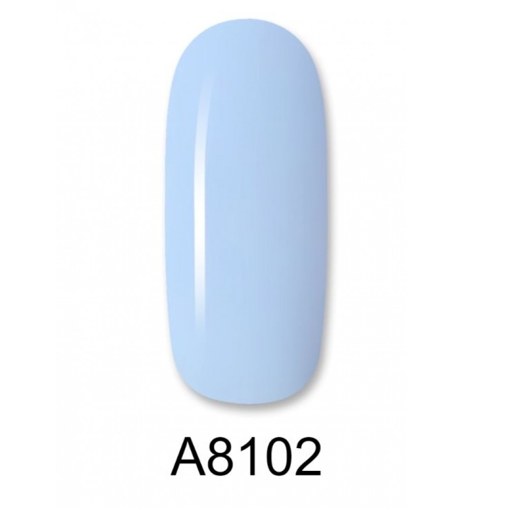 Aloha Ημιμόνιμο Βερνίκι Color Coat A8102 Light Blue Violet, 8ml