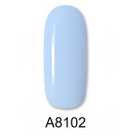 Aloha Ημιμόνιμο Βερνίκι Color Coat A8102 Light Blue Violet, 8ml