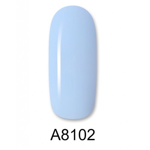 Aloha Ημιμόνιμο Βερνίκι Color Coat A8102 Light Blue Violet, 8ml