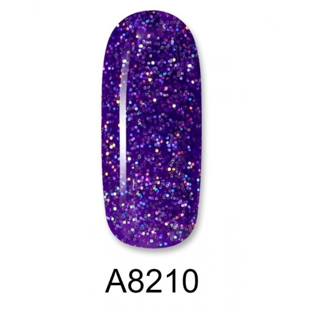 Aloha Ημιμόνιμο Βερνίκι Color Coat A8210 Purple Pixie Glitter, 8ml