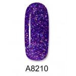 Aloha Ημιμόνιμο Βερνίκι Color Coat A8210 Purple Pixie Glitter, 8ml