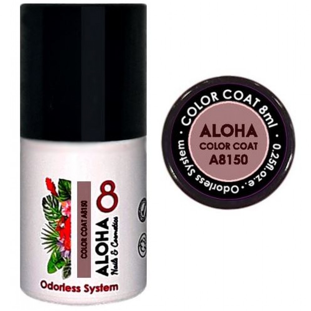 Aloha Ημιμόνιμο Βερνίκι Color Coat A8150 Dusty Rose, 8ml
