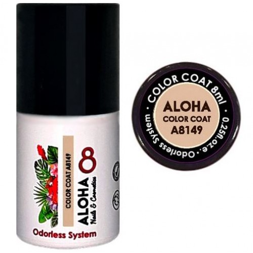 Aloha Ημιμόνιμο Βερνίκι Color Coat A8149 Soft Nut, 8ml