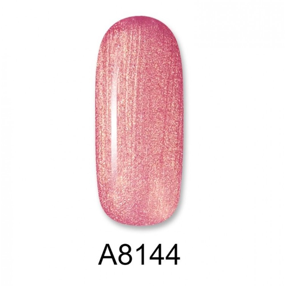 Aloha Ημιμόνιμο Βερνίκι Color Coat A8144 Coral Pink Metallic, 8ml