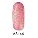 Aloha Ημιμόνιμο Βερνίκι Color Coat A8144 Coral Pink Metallic, 8ml