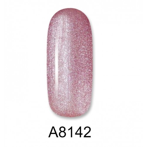 Aloha Ημιμόνιμο Βερνίκι Color Coat A8142 Rose Gold Metallic, 8ml